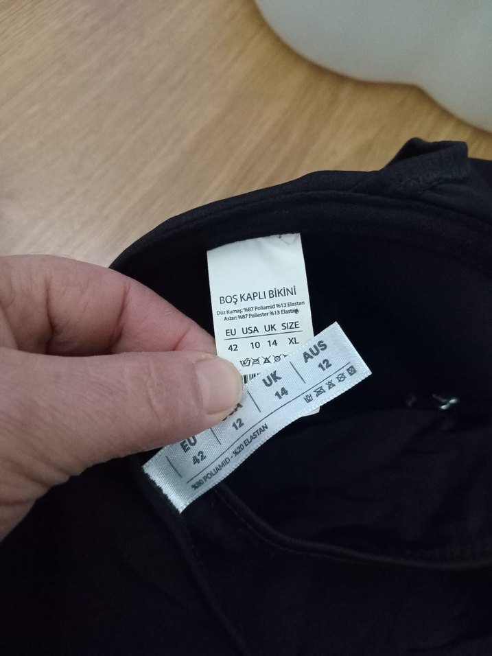 Siyah Mini Strappy Bikini - Görsel 3