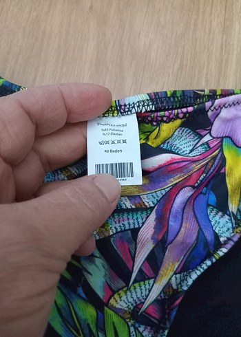 Çok Renkli Bağlamalı Mini Bikini Altı - Görsel 3