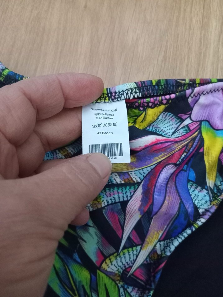 Çok Renkli Bağlamalı Mini Bikini Altı - Görsel 3