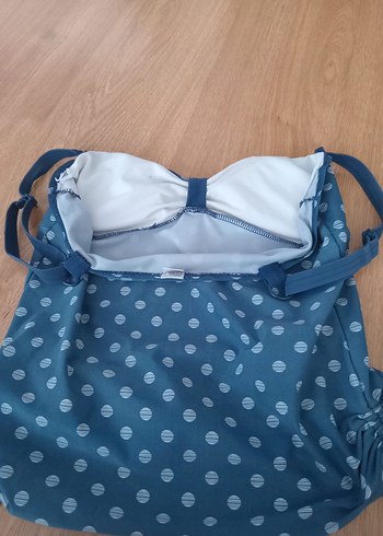 36 Beden mavi Renk Bikini üst