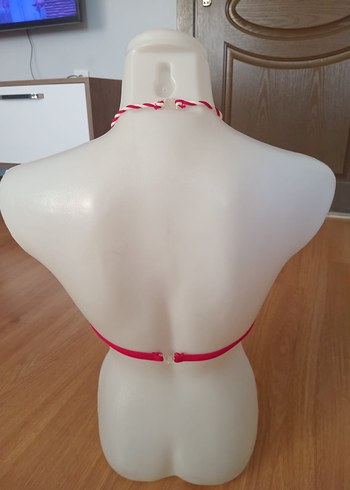 Diğer Renkli Desenli İpli Bikini Üstü