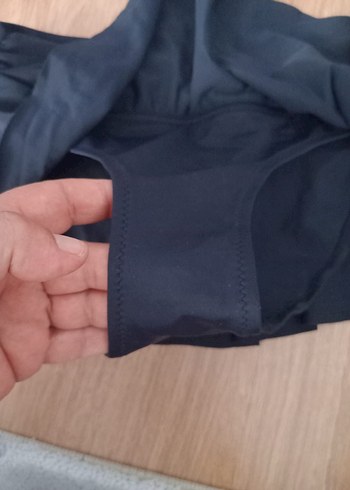 36 Beden siyah Renk Bikini alt etekli