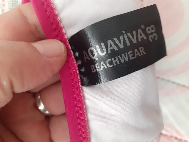 38 Beden pembe Renk Bikini