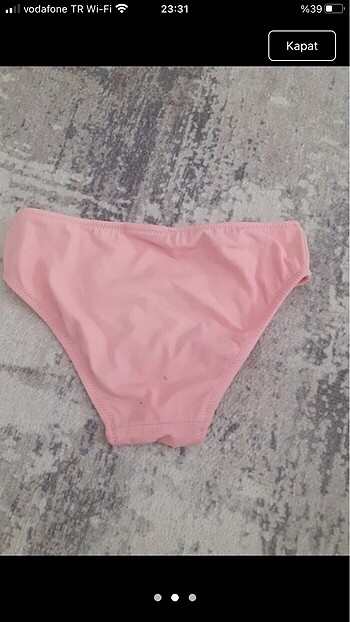 Diğer Bikini tek alt mini lekeli