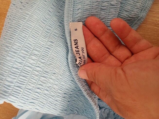 36 Beden mavi Renk Büstiyer mini defo