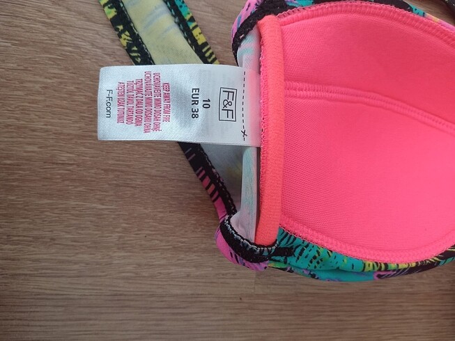 38 Beden çeşitli Renk Bikini tek üst