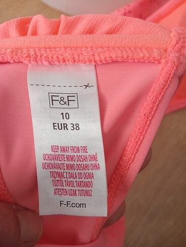 38 Beden Bikini tek üst