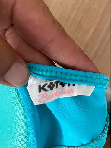 38 Beden mavi Renk Bikini üst