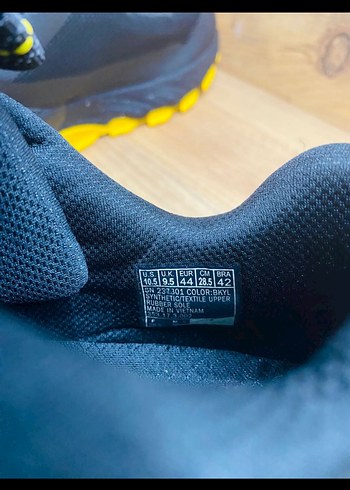 Skechers Skechers Siyah-Sarı Erkek Spor Ayakkabı Velcro