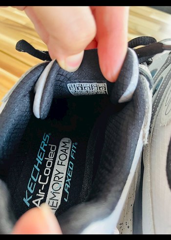 Skechers Skechers Erkek Spor Ayakkabı Beyaz Gri