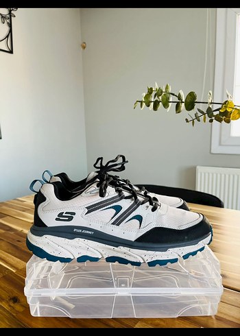 Skechers Erkek Spor Ayakkabı Beyaz Gri