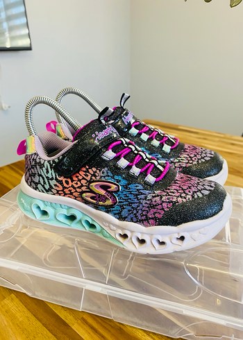 Skechers kız çocuk ayakkabı Renkli Payetli Kız Çocuk Spor Ayakka
