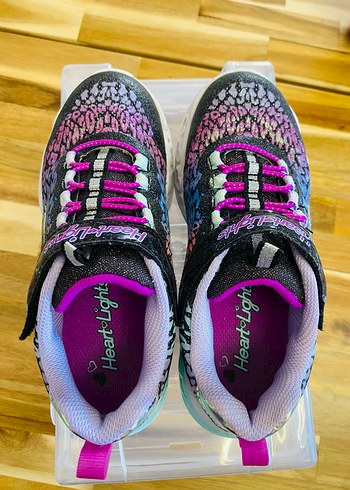 32 Beden Skechers kız çocuk ayakkabı Renkli Payetli Kız Çocuk Spor Ayakka