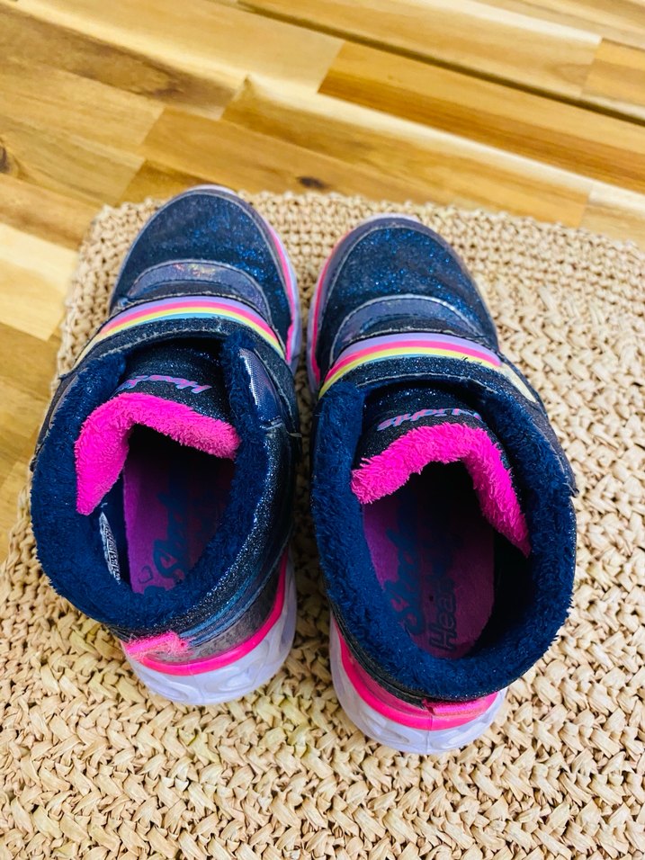 Skechers Renkli Kız Çocuk Spor Ayakkabı Kalp Detaylı - Görsel 5