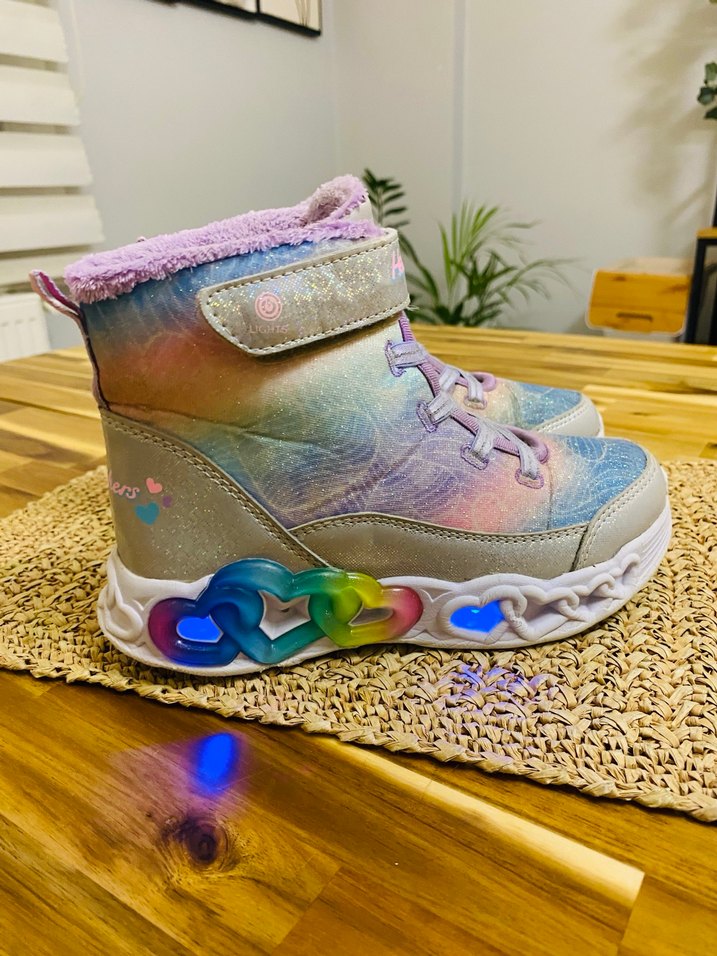 Skechers Kız Çocuk Çok Renkli Bağcıklı Sneaker - Görsel 3