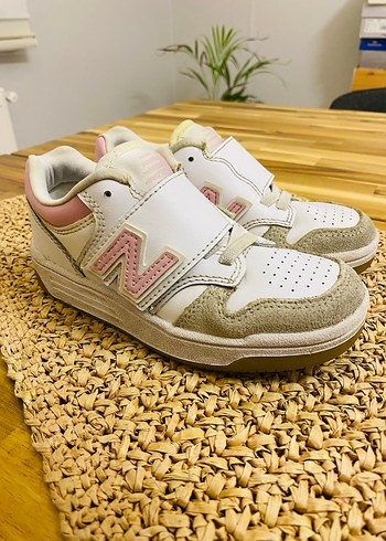 Newbalance 480 Kız Çocuk Pembe Cırt Cırtlı Spor Ayakkabı - Görsel 3