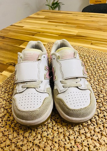 Newbalance 480 Kız Çocuk Pembe Cırt Cırtlı Spor Ayakkabı - Görsel 2