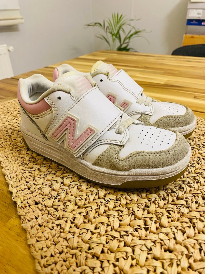 Newbalance 480 Kız Çocuk Pembe Cırt Cırtlı Spor Ayakkabı - Görsel 3