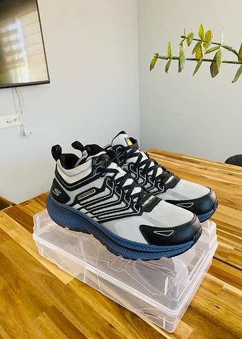 Erkek Beyaz Gri Spor Sneaker