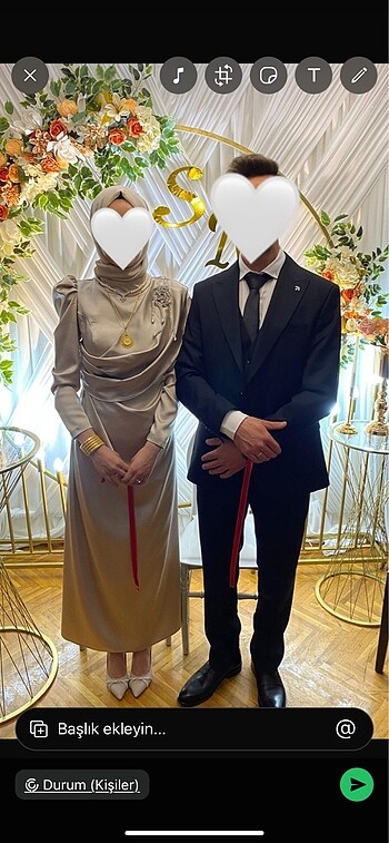 s Beden camel Renk Moda gülay abiye