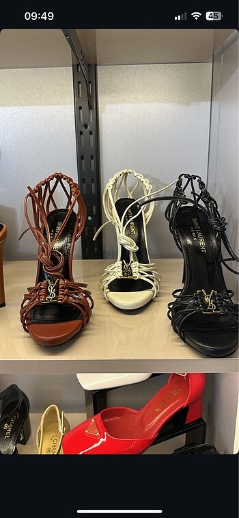 Ysl topuklu ayakkabı