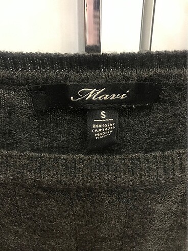 Mavi Jeans Mavi crop gri üst