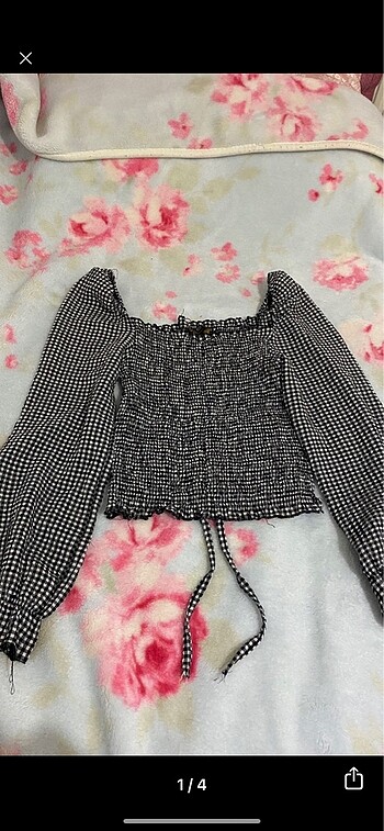 Kadın crop bluz