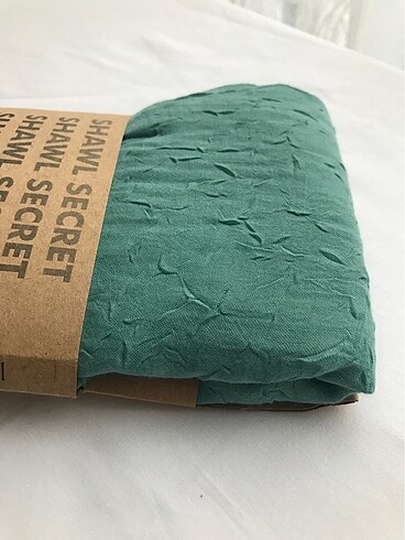 Su yeşili, çağla shawl secret bambu kraş şal