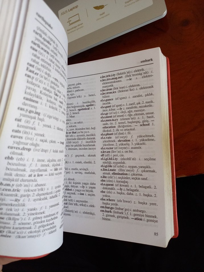 REDHOUSE İngilizce-Türkçe El Sözlüğü - Görsel 3