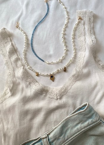 Accessorize İncili Pinterest kolye