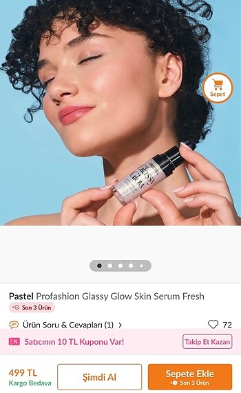 Pastel glassy glow skin serum