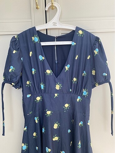 Zara Zara limon desen elbise