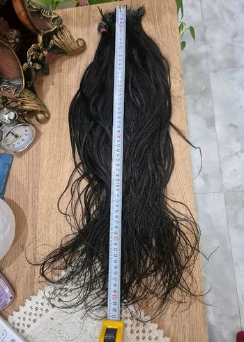 gerçek koyu kahverengi kaynak saç - Görsel 5