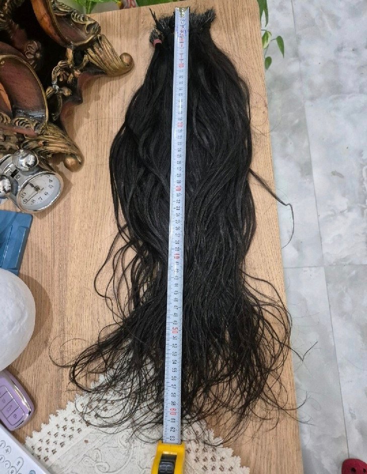 gerçek koyu kahverengi kaynak saç - Görsel 5