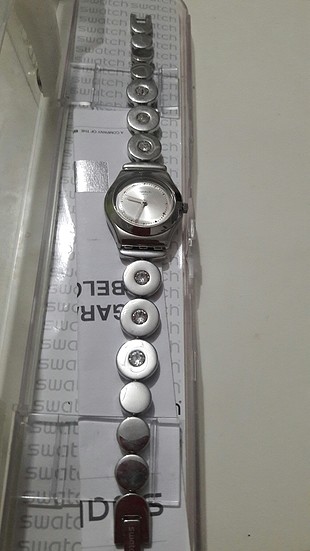 Swatch swatch kol saati yeni sezon taşlı saat hiç kullanılma dı temiz h