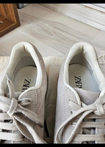 44 Beden ZARA CASUAL DERİ ERKEK SPOR AYAKKABI