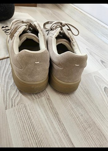 44 Beden kahverengi Renk ZARA CASUAL DERİ ERKEK SPOR AYAKKABI