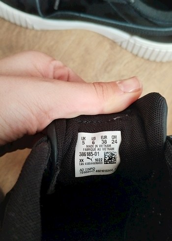38 Beden siyah Renk Puma Carina Lift Kadın Siyah Spor Ayakkabı