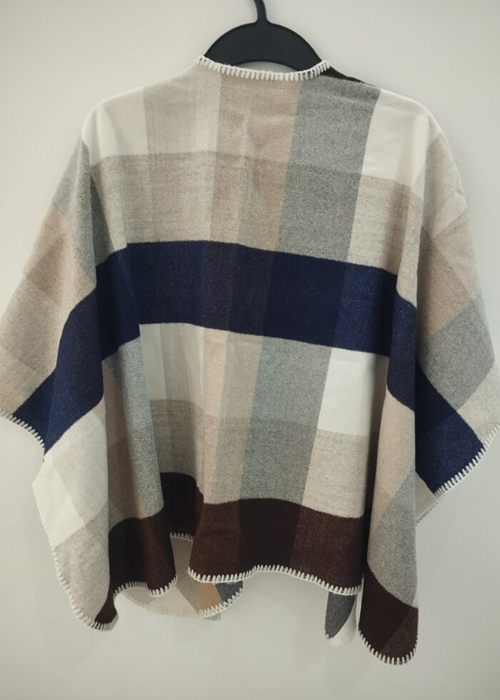 Kaşe kumaş panço - Görsel 3