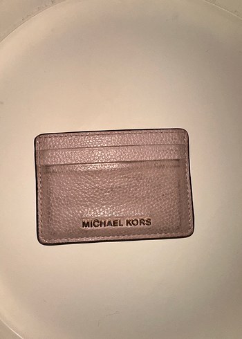 michael kors pudra kadin deri cuzdan kartlik - Görsel 3