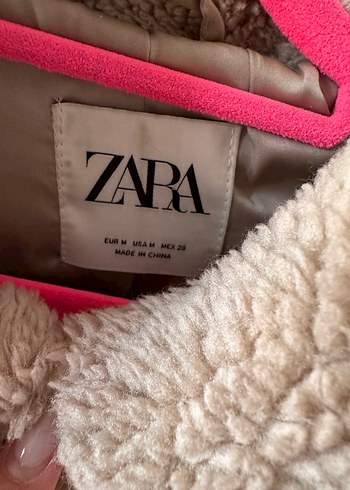 zara pelus mont ceket - Görsel 2