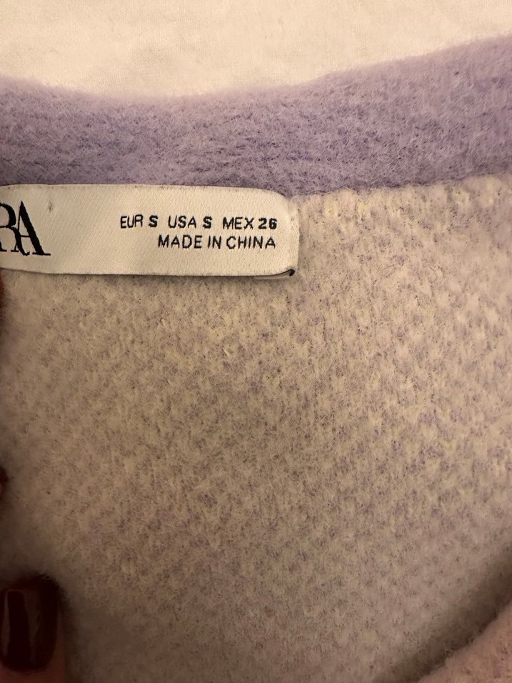 Zara Ekose Pastel Kazak - Görsel 4