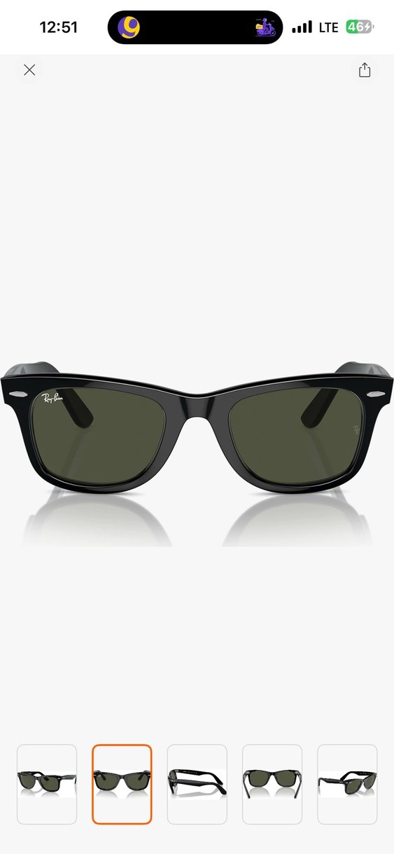 Klasik Siyah Ray-Ban Kadın Güneş Gözlüğü - Görsel 4