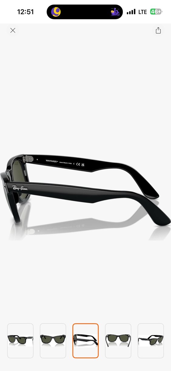 Klasik Siyah Ray-Ban Kadın Güneş Gözlüğü - Görsel 3