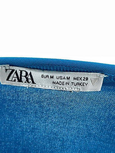 m Beden mavi Renk Zara Kısa Elbise %70 İndirimli.