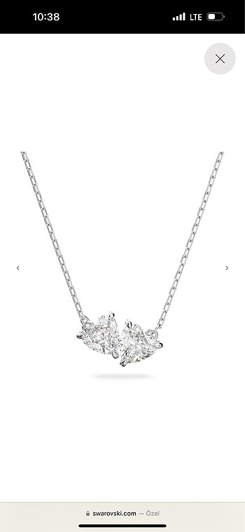 swarovski kalp Mesmera Attract Kolye
