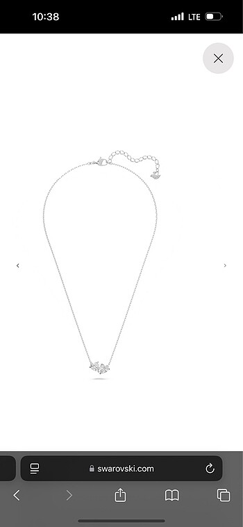 swarovski swarovski kalp Mesmera Attract Kolye