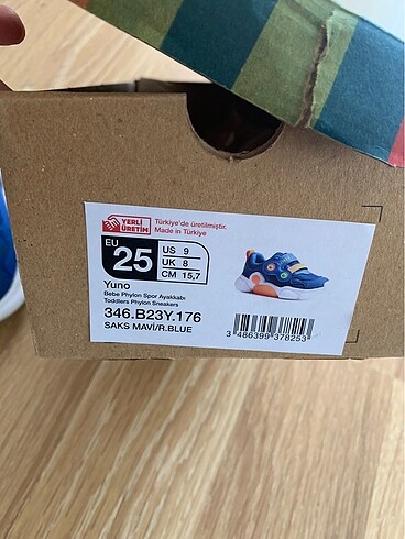 25 Beden mavi Renk Vicco ayakkabı