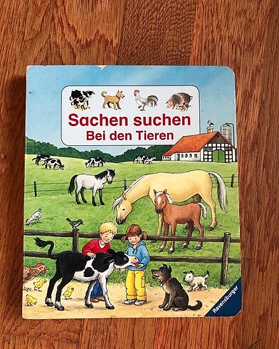 Sachen suchen - bei den Tieren, almanca kitap, Kinderbuch