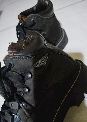 Siyah Bağcıklı Kadın Kauçuk Bot - Görsel 5